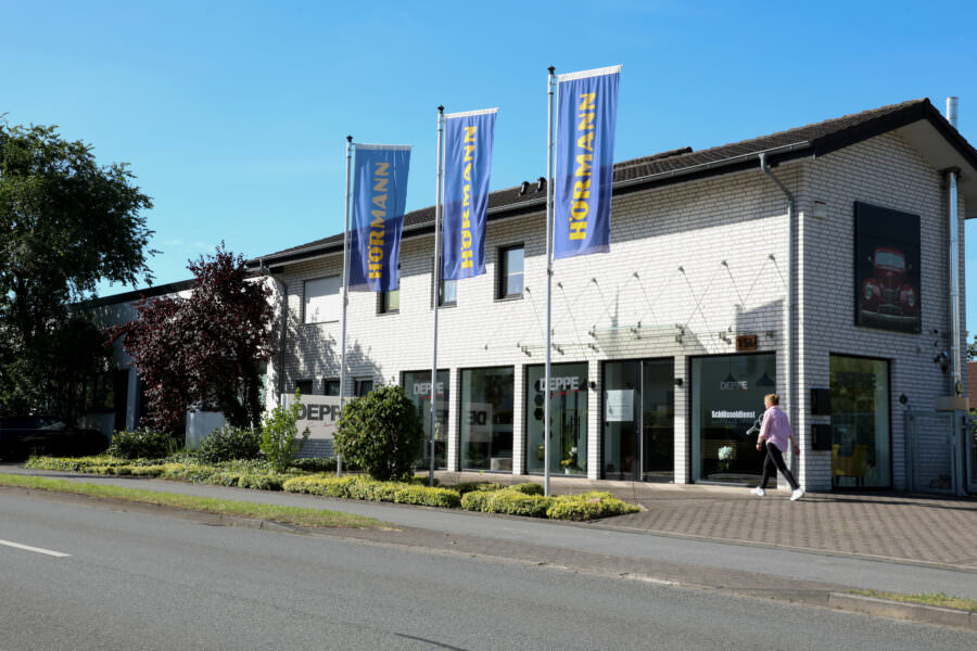 Deppe Tore in Halle Westfalen, Gebäude außen